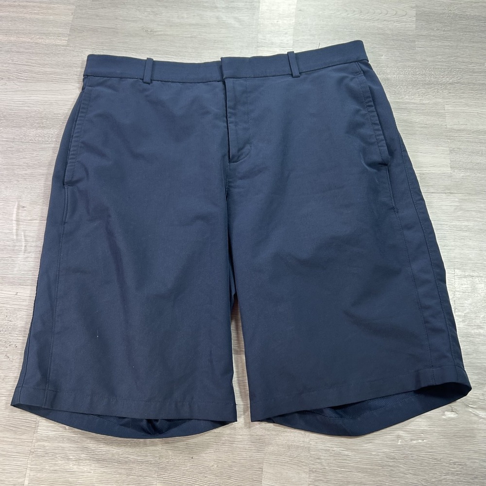 Nike Shorts Mens 33 Navy Golf Stretch 11 Inch Performance Pockets AJ5495-451